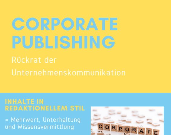 Infografik zu Corporate Publishing