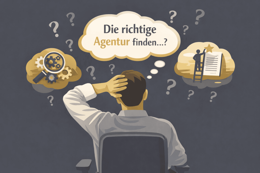 Richtige Agentur finden. Richtige Agentur finden