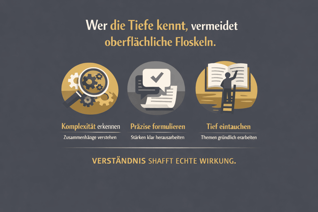 Tiefes Verständnis ist im Online Marketing entscheidend.