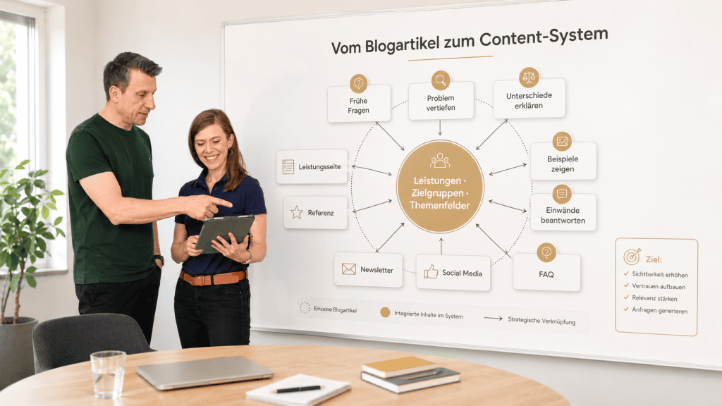 Content-System für Blog erarbeiten. Content-System für Blog erarbeiten.